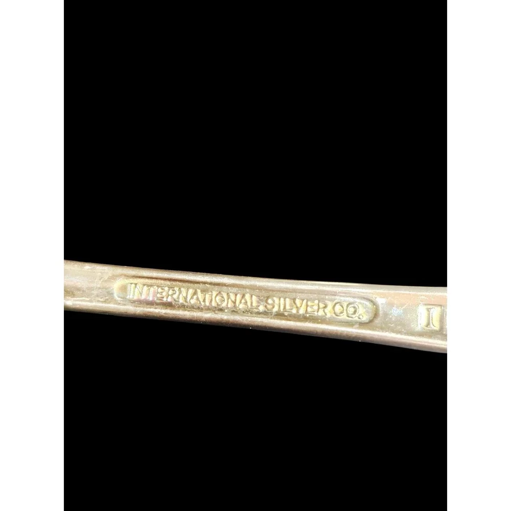 Original Rogers Silverplate Tomato Serving Spoon, International Silver Co
